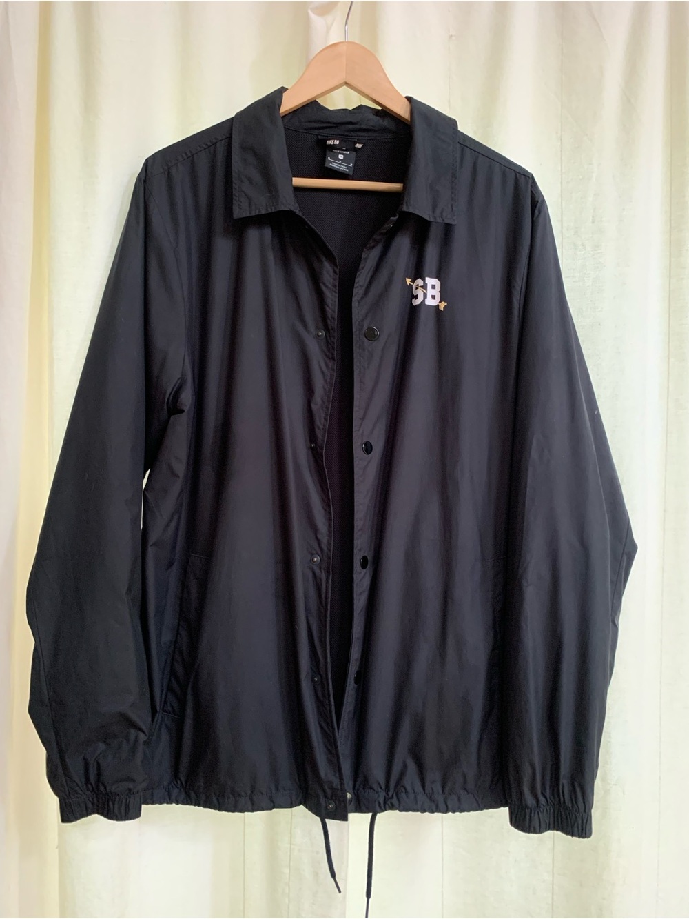 Men's Black Nike SB Track Jacket | Size M